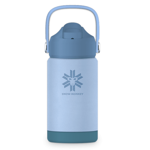 Sticlă Snow Monkey KIDS 350 ml Light Blue