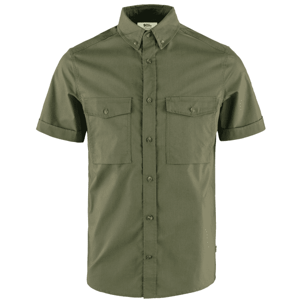 Cămașă cu mânecă scurtă Fjällräven Övik Air Stretch SS Shirt Men Laurel Green