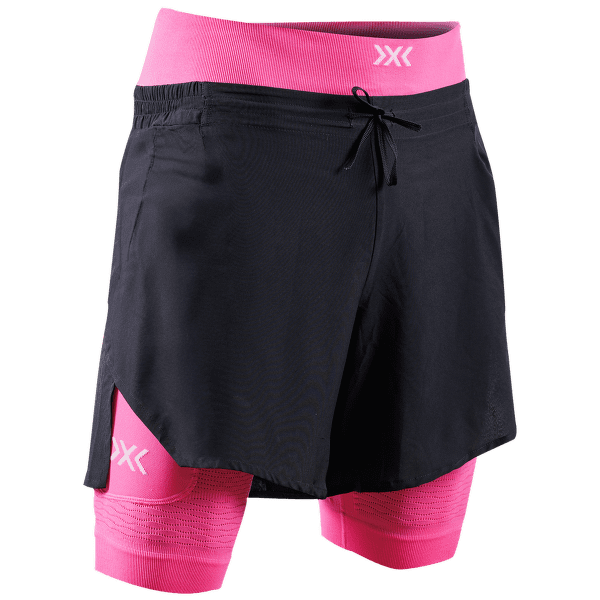 Pantaloni scurți X-Bionic X-BIONIC® EFFEKTOR 2IN1 SHORTS MEN X BLACK/NEO PINK