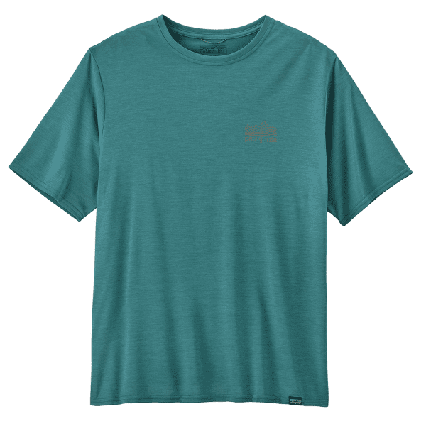 Tricou cu mânecă scurtă Patagonia Cap Cool Daily Graphic Shirt Men Strataspire: Wetland Blue X-Dye