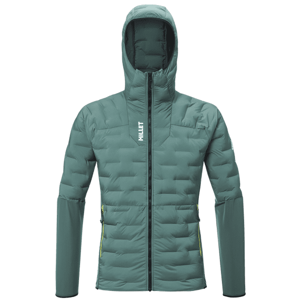 Jachetă Millet M WHITE HYBRID HOODIE MEN BOTTLE