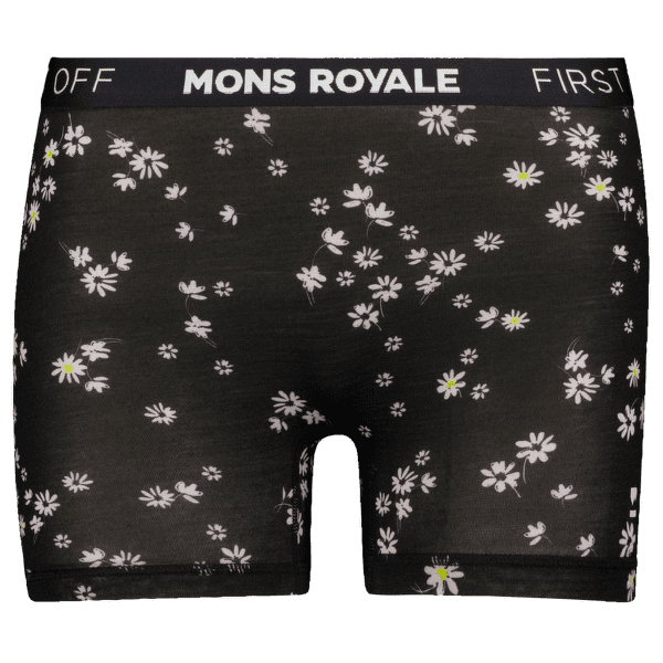 Boxeri Mons Royale Hannah Hot Pant Black Daisy