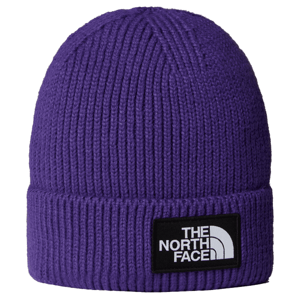 Căciuli The North Face TNF LOGO BOX CUFFED BEANIE PEAK PURPLE