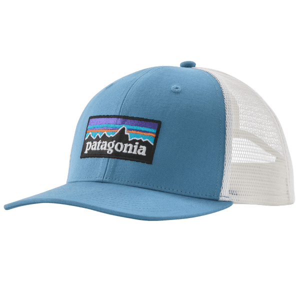 Capac Patagonia P-6 Logo Trucker Hat Shore Blue