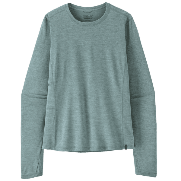 Tricou cu mânecă lungă Patagonia Long-Sleeved Cap Cool Sun Shirt Women Nouveau Green - Blue Sage X-Dye