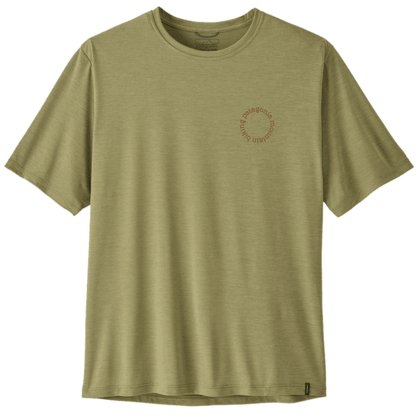 Tricou cu mânecă scurtă Patagonia Cap Cool Daily Shirt - Spoke Stencil Men Gumtree Green - Light Gumtree Green X-Dye