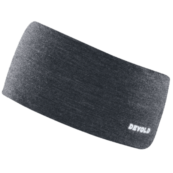 Bandă pentru cap Devold Running Headband Anthracite