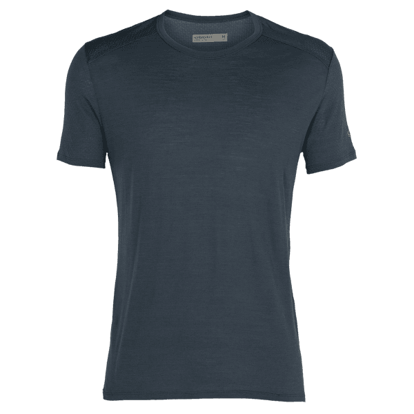 Tricou cu mânecă scurtă Icebreaker Amplify SS Crewe Men SERENE BLUE