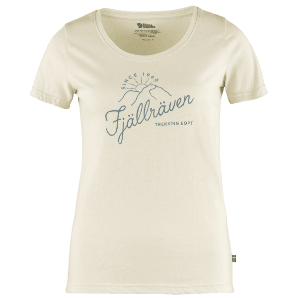 Tricou cu mânecă scurtă Fjällräven Sunrise T-shirt Women Chalk White