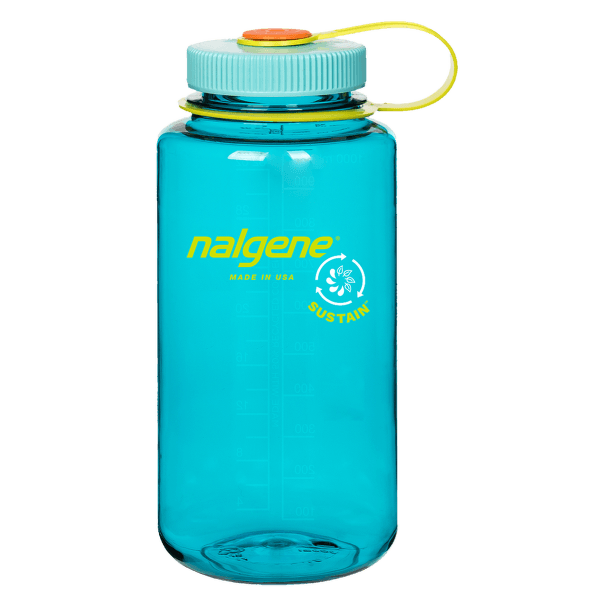 Sticlă Nalgene Wide Mouth Sustain 1000 ml Cerulean Sustain/2020-0432