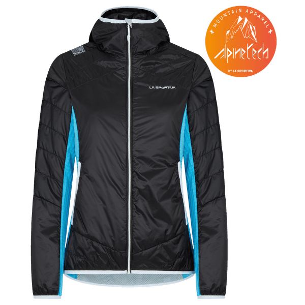 Jachetă La Sportiva Aequilibrium Insulation Hoody Women Black/Malibu Blue