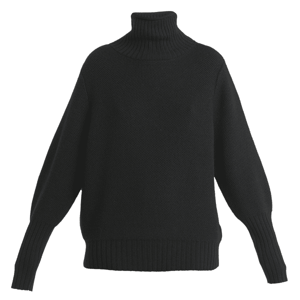 Pulover Icebreaker Seevista Funnel Neck Sweater Women Black