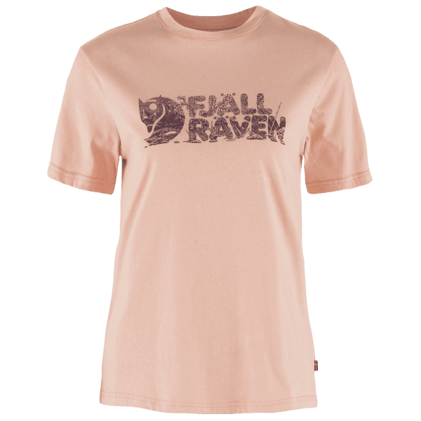 Tricou cu mânecă scurtă Fjällräven Lush Logo T-Shirt Women Chalk Rose