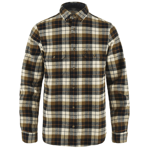 Cămașă cu mânecă lungă Fjällräven Singi Heavy Flannel Shirt Men Chalk White-Dark Navy