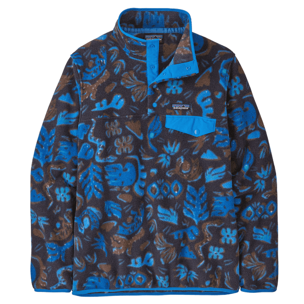 Hanorac Patagonia Lightweight Synch Snap-T Pulover Women Across Oceans: Pitch Blue