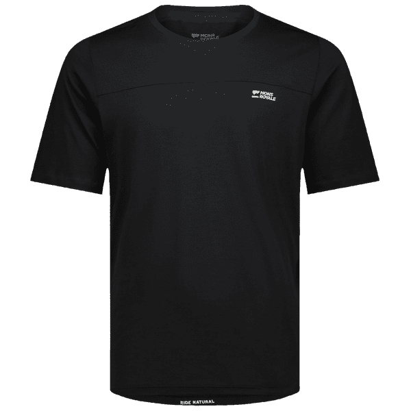 Tricou cu mânecă scurtă Mons Royale Diversion Merino Bike Jersey Short Sleeve Black