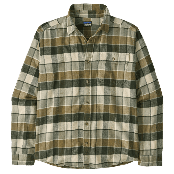 Cămașă cu mânecă lungă Patagonia Long-Sleeved Cotton in Conversion Lightweight Men Rocky: Old Growth Green