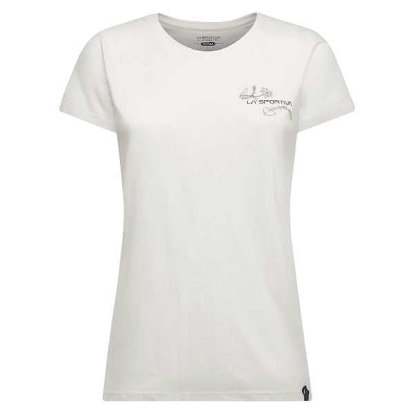 Tricou cu mânecă scurtă La Sportiva CLIMB FLOWER T-SHIRT Women Chalk