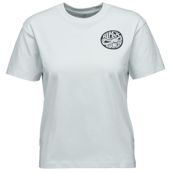 Tricou cu mânecă scurtă Black Diamond Rope Badge SS Tee Women Belay Blue