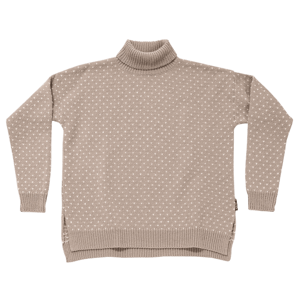 Pulover Devold Sorisen Wool Sweater Women 684B STONE/OFFWHITE