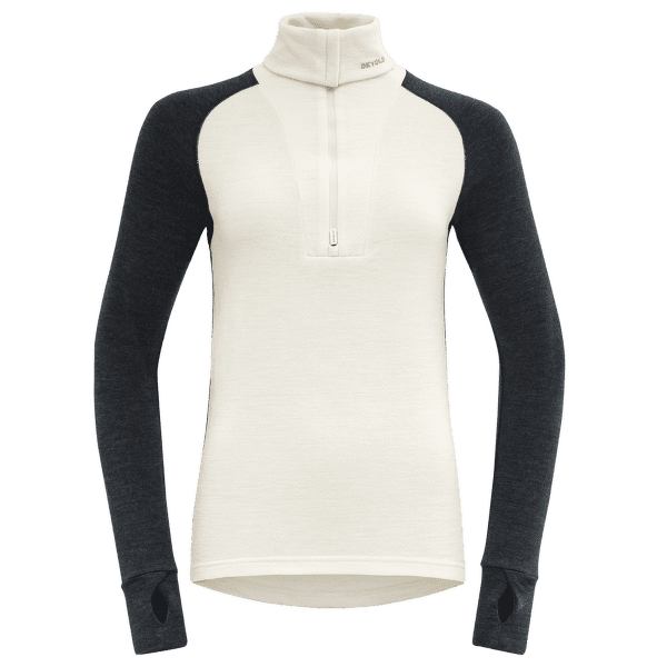 Pulover Devold Expedition Merino Silk Zip Women 284C INK/OFFWHITE