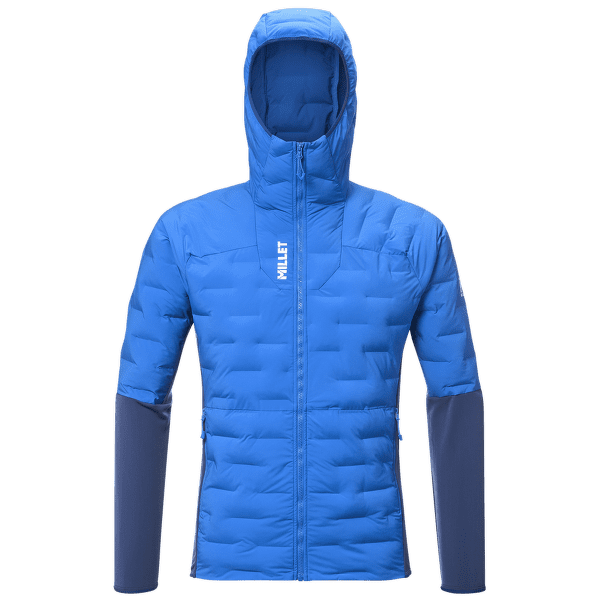 Jachetă Millet M WHITE HYBRID HOODIE MEN ICON BLUE/DARK DENIM