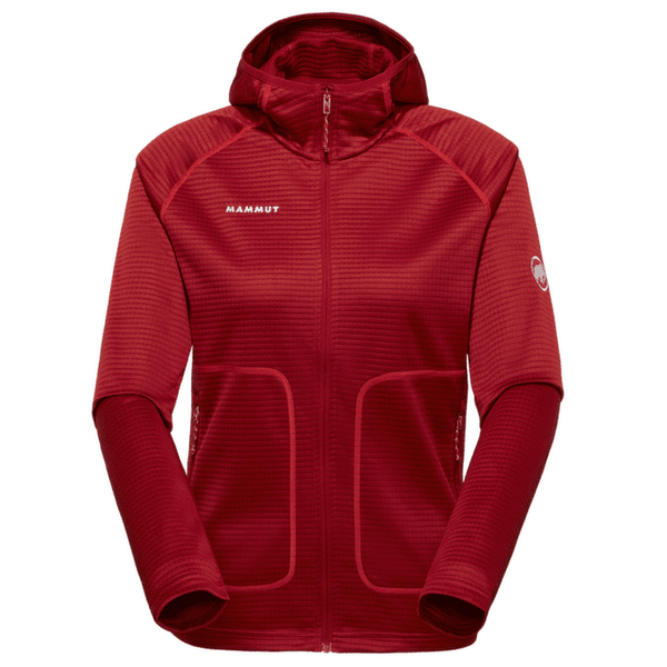 Jachetă Mammut CRAG ML HOODED JACKET WOMEN 3818 dark mammut red