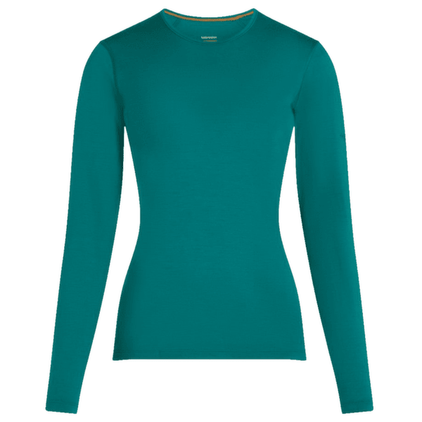 Tricou cu mânecă lungă Icebreaker Oasis LS Crewe Women (104375) TIDAL TEAL