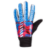 SKIMO RACE GLOVES Women Malibu Blue/Hibiscus