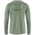 Tricou cu mânecă lungă Fjällräven Abisko Sun-hoodie Women Patina Green