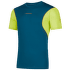 Tricou cu mânecă scurtă La Sportiva RESOLUTE T-SHIRT Men Storm Blue/Lime Punch