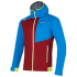 Jachetă La Sportiva MACNAS SOFTSHELL Jacket Men Sangria/Electric Blue