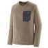 Tricou cu mânecă lungă Patagonia R1 Air Crew Men Oar Tan