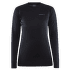 Tricou cu mânecă lungă Craft Core Warm Baselayer LS Tee Women 999000 Black