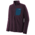 Hanorac Patagonia R1 Air Zip Neck Men Obsidian Plum
