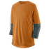 Merino 3/4 Sleeve Bike Jersey Men Golden Caramel