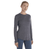 Tricou cu mânecă lungă Icebreaker Merino 125 Cool-Lite Sphere III LS Tee Women Midnight Navy Hthr