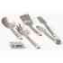 Tacâmuri Sea to Summit Detour Stainless Steel Utensil Set - [4 Piece] Stainless Steel Grey