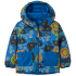 Jachetă Patagonia Baby Reversible Down Sweater Hoody Forces of Nature: Vessel Blue