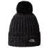 COZY CHUNKY CABIN BEANIE TNF BLACK/WHITE DUNE