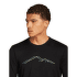 Tricou cu mânecă lungă Icebreaker Merino 150 Tech Lite LS Tee Rainer Ridge Men BLACK