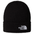 TNF LOGO BOX CUFFED BEANIE TNF BLACK