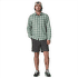 Cămașă cu mânecă lungă Patagonia Long-Sleeved Cotton in Conversion Lightweight Men Rocky: Old Growth Green