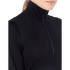Tricou cu mânecă lungă Icebreaker Oasis LS Half Zip Women (104380) Black001
