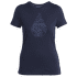 Tricou cu mânecă scurtă Icebreaker Merino 150 Tech Lite III SS Tee Hike Path Women Midnight Navy
