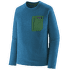 Tricou cu mânecă lungă Patagonia R1 Air Crew Men Vessel Blue