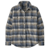 Cămașă cu mânecă lungă Patagonia Fjord Flannel Shirt Women River Plaid: Barnacle Blue