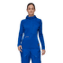 Tricou cu mânecă lungă Mammut Eiger Nordwand Advanced FL Half Zip Hoodie Women 50643 eiger blue