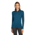 Tricou cu mânecă lungă Icebreaker Merino 260 Tech LS Half Zip Women Black