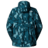 Jachetă The North Face MOUNTAIN ATHLETICS HOODED WIND JKT-PRI Women DQD DEEP CYPRESS PAINTED MOUNTAINS PRINT